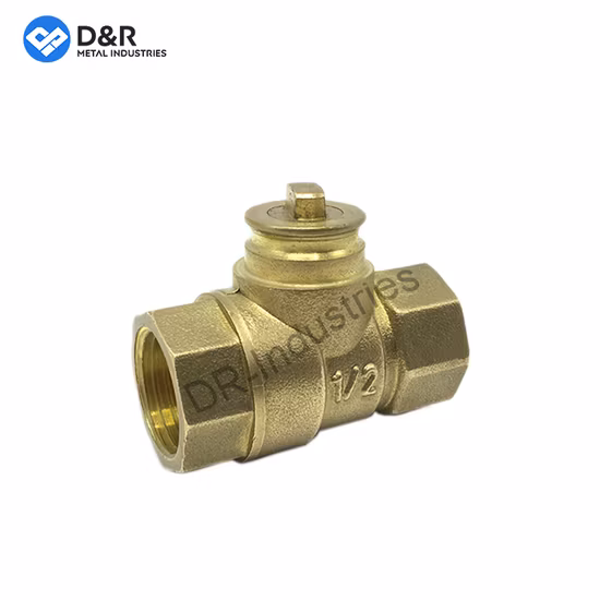 Cw617n Dzr Válvula de bola bloqueable magnética inviolable de latón